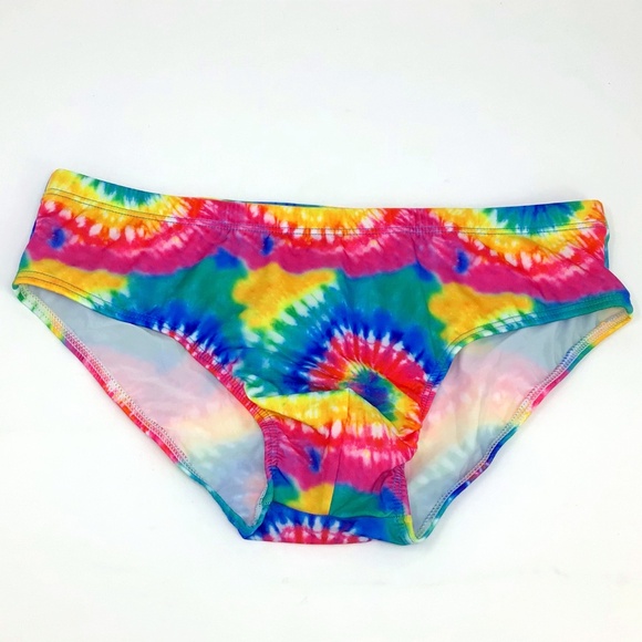 NEW JJ Malibu Tie Dye Multi Colour Swim Suit - Picture 1 of 10